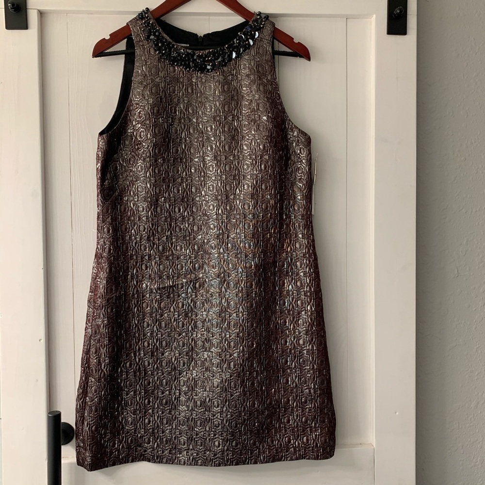 Maggy London short metallic dress